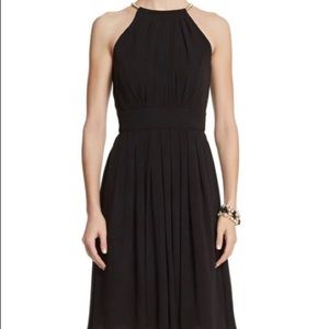 CUT IN FIT & FLARE DRESS